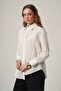 Women's Poplin Shirt White 31443 - 2