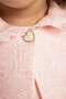 Baby Girl Evening Dress Rose Patterned Jacquard Dress and Hairband Set with Bolero - Birthday, Party, Wedding, Mevlüt (6 Months, 12 Months, 18 Months, 24 Months) 35395Pr - 4