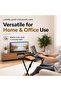 Folding Table 60x40x70cm Multifunction Table | Side Table for Laptop Computer Desk, Coffee & Dinner Tabler Foldable wooden Camping Portable Office, Home Table - 4