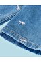 Infant Girls Blue Embellished Wideleg Jeans With Headband - 4