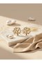 Tree of Life Earrings Gold Color Women's Elegant Minimal Design Jewelry