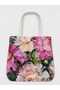 Digital Printed Suede Fabric Women's Shoulder Bag – Multi-Colored Patterned Casual and Beach Bag - 6