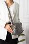 Sori̇sso Embroidered Leather Shoulder and Crossbody Women's Bag - Top Quality - 2