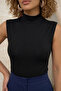 Women'S, Sleeveless Bodysuit, Zero Sleeve, Throat Badi, Super Quality - 2