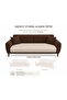Striped Woven Sofa Cover - 5