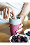 Leakproof Drinking Cup Leak Lock +6 Months - Velvet Rose / Powder Grey - 6