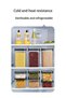 Set of 4, 460ML Airtight Food Storage with Lid, Leak Proof, BPA Free, Kitchen Storage - 8