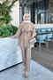 Mink Tunic Trouser Suit