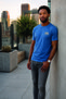 Men's T-Shirt Elephant Embroidery 100% Cotton Crew Neck Short Sleeve T-Shirt - 3