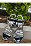 Diamond Shine Black Stone Evening Dress Sandals - 3