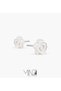 Rosa Women's Earrings, 925 Sterling Silver, Earrings, with Shell, Handmade Adjustable Jewelry - 2