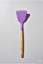 Wooden Handle Silicone Kitchen Utensil Set Purple 12 Piece Heat Resistant Dowry Set with Stand - 6