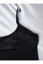 Viscose Undershirt with Rope Straps, Available in Black/White Color - 2