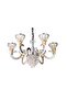Casablanca LED Crystal Chandelier – Crystal & Metal – Chrome – 3-Color Dimmable with Remote �� - 6