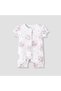 Set of 2 Cotton Round Neck Sleepsuit and Romper with Marie Print - 4