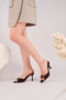 Spr-3791 Thin Heel Buckle Detail Slippers - 4