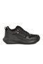 Black-Black Patent Leather Mesh Lightweight Women's Sports Shoes 1017 Z