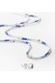 Wave Women's Necklace, 925 Sterling Silver, Beaded Chain Necklace, with Czech Seed Beads, Handmade Adjustable Jewelry - 2