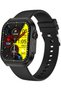 H Watch Curve Smart Watch, 2.04” AMOLED 2.5D Curved Display, Bluetooth Calling, AI Watch Faces, ChatGPT, IP68, 7 Days Battery, 120+ Sports Modes (Black)
