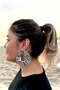 Large Size Jute Design Women's Earrings - 4