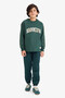 Elastic Waist Printed Green Boys' Sweatpants G6372A8/Gn536 - 2