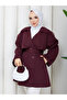 Semi-Lined Torino Fabric Oversize Trench Coat Rc3136 - 6