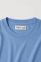 Women's Oversize 100% Cotton T-Shirt Comfortable Fit Happy Days Printed T-Shirt - Blue - 3