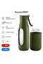 500 ml Khaki Stainless Steel Water Bottle with Straw - Silicone Body (Rain) - 50017 - 5