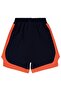 2-5 Years Old Capri with Side Pieces - Navy Blue - 2
