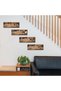 Joyhawk 4 Pieces Home Wall Signs, THIS IS US/TOGETHER/BLESS THIS HOME/FAMILY Wall Decor For Living Room Bedroom - 4
