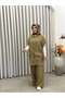 Trend Cotton Tencel Vest Suit Khaki
