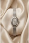Classic Women's Steel Watch Silver Color Oval Case Vintage Old Money Luxury Classic Elegant Stylish Women's Wristwatch 2026