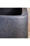 Renata Polyresin Square Planter 52x52x48cm- Black - 3