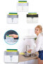 Liquid Detergent Soap Dispenser with Sponge Compartment for Dishwashing - 5
