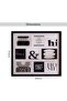 Homey Good Vibes Wall Art 42.8x47.8cm - Black - 5