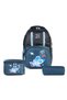 Set of 3 Children's Primary School Bags with Pen Holder and Lunch Bag Backpack Rlx-1911 - 2