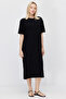 Women's Off-Shoulder Slit Dress - 2