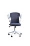Aveza Office Medium Back Chair Mesh And Fabric-dark Grey - 4