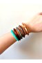 Colorful Flexible Round Bone Bracelet Pntrest Summer Bohem Combination - 3