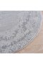 Tessera Modern Abstract Rug Dia 120cm - Grey - 2