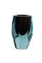 Delilah Glass Faceted Vase 12x12x18.5cm - Blue - 4