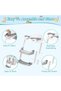 Potty Training Seat with Anti-Slip Step Ladder, Toddler Step Stool Toddler Seat for Kids, Baby Toilet Potty Chair for Boys & Girls - 6