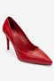 Moriel Red Skin Genuine Leather Women's Heeled Shoes - 3