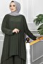بدلة مع بنطلون مطوي - 3