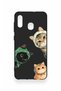 Samsung A20-A30 Compatible Cat Team Patterned Silicone Case - 2