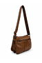 Women's Soft Faux Leather Crossbody Multi-Compartment Shoulder Bag Si-12