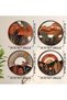 4 Hollowed-out country farmhouse wall art decoration, Bohemian wall hanging sculpture - 5