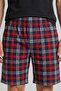 Egyptian Men's Plaid Short Shorts Orange - 3