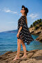 Canoe Black Polka Dot Pareo - 2