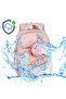 Twill Transparent Patterned Sweet Cute Girl Nursery Kindergarten Preschool Bag with Small Mini Wallet as a Gift. - 4
